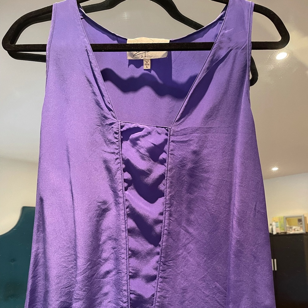 Rory Beca purple silk cami size L